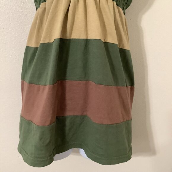 Multicolor Patchwork Y2K Autumn Fall Fairy Grunge Goblincore Babydoll Tube Top S - Picture 3 of 7